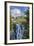 Braided Myrtle Falls and Mt Rainier, Skyline Trail, NP, Washington-Michael Qualls-Framed Photographic Print