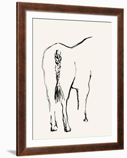 Braided Tail-Kristine Hegre-Framed Giclee Print