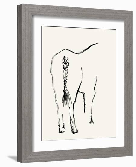 Braided Tail-Kristine Hegre-Framed Giclee Print