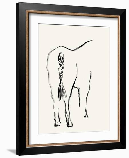 Braided Tail-Kristine Hegre-Framed Giclee Print