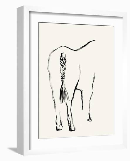 Braided Tail-Kristine Hegre-Framed Giclee Print