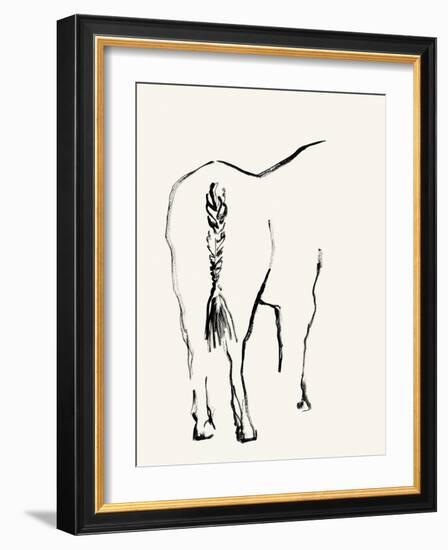 Braided Tail-Kristine Hegre-Framed Giclee Print