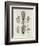 Brain and Spinal Column-A. Bell-Framed Premium Photographic Print