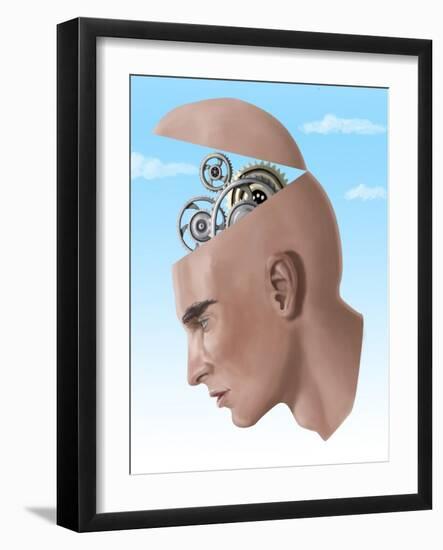 Brain Cogs-Spencer Sutton-Framed Giclee Print