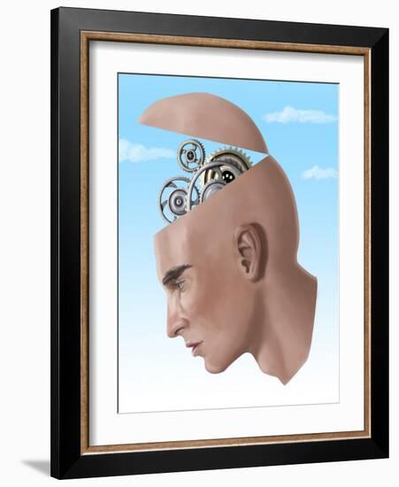 Brain Cogs-Spencer Sutton-Framed Giclee Print