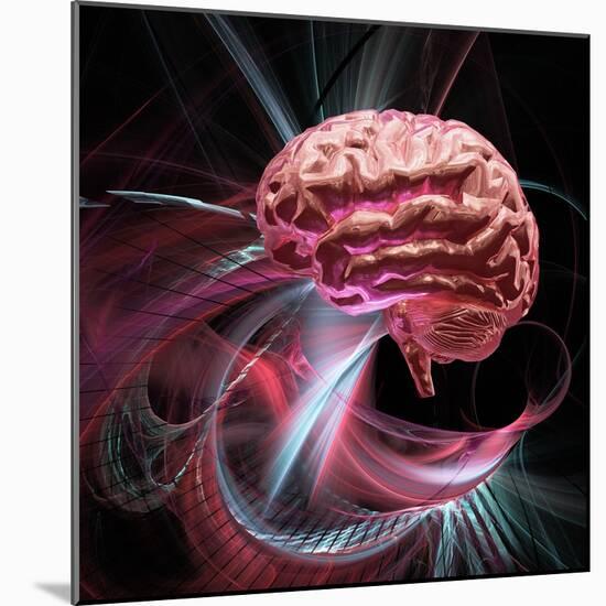 Brain Research, Conceptual Artwork-Laguna Design-Mounted Premium Photographic Print