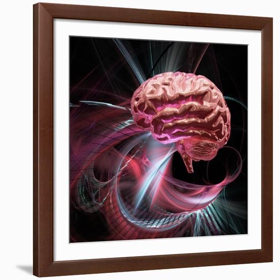 Brain Research, Conceptual Artwork-Laguna Design-Framed Photographic Print