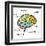 Brain Sections-nn555-Framed Art Print