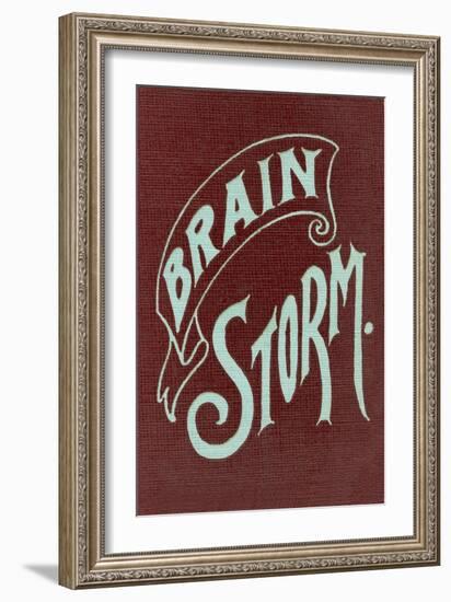 Brain Storm-null-Framed Art Print