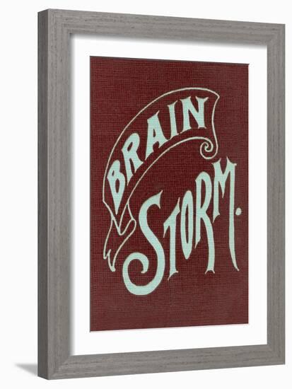 Brain Storm-null-Framed Art Print