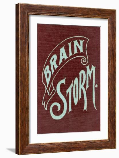 Brain Storm-null-Framed Art Print