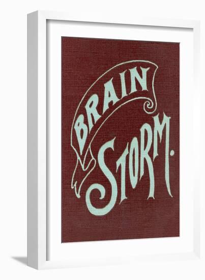 Brain Storm-null-Framed Art Print