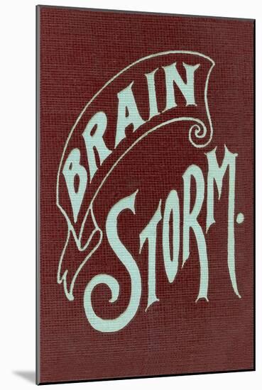 Brain Storm-null-Mounted Art Print
