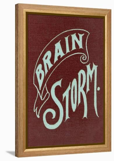 Brain Storm-null-Framed Stretched Canvas