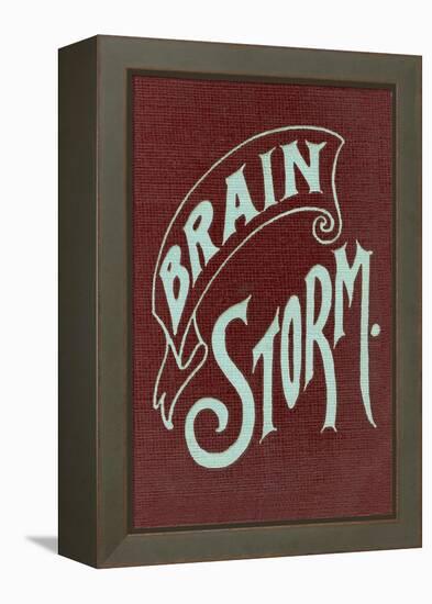 Brain Storm-null-Framed Stretched Canvas