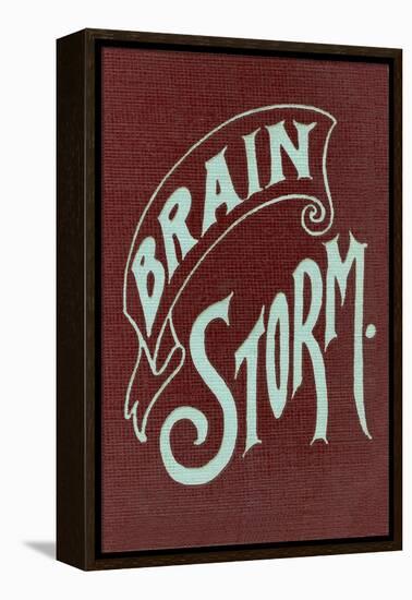 Brain Storm-null-Framed Stretched Canvas