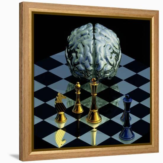 Brainpower-Laguna Design-Framed Premier Image Canvas