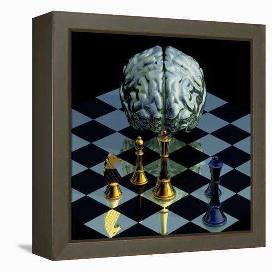 Brainpower-Laguna Design-Framed Premier Image Canvas