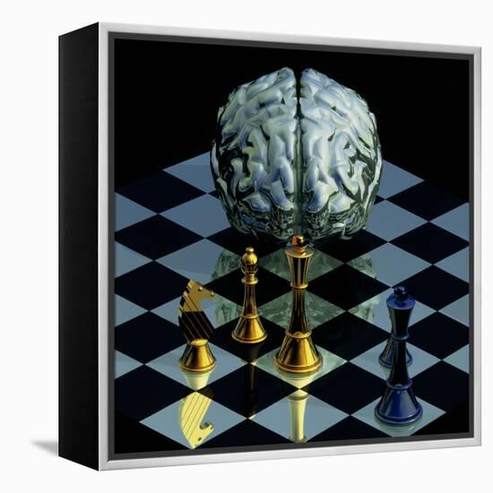 Brainpower-Laguna Design-Framed Premier Image Canvas