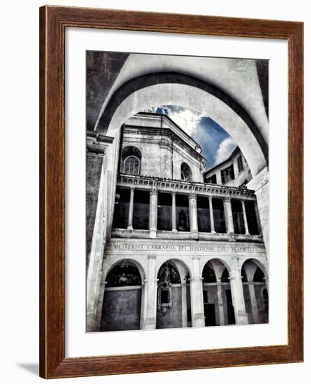 Bramante Cloister-Andrea Costantini-Framed Photographic Print