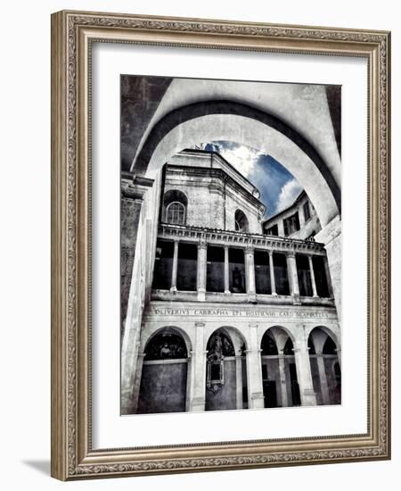 Bramante Cloister-Andrea Costantini-Framed Photographic Print