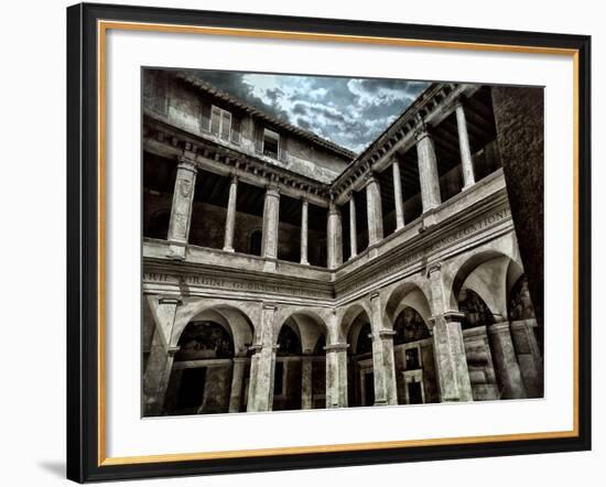 Bramante Cloister-Andrea Costantini-Framed Photographic Print