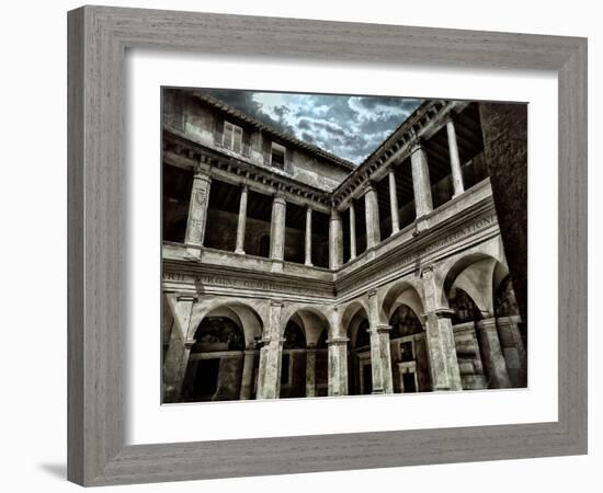 Bramante Cloister-Andrea Costantini-Framed Photographic Print