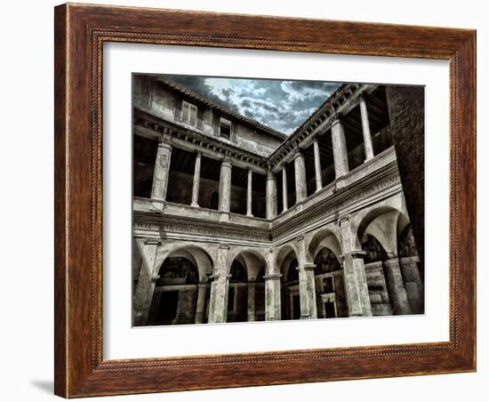 Bramante Cloister-Andrea Costantini-Framed Photographic Print