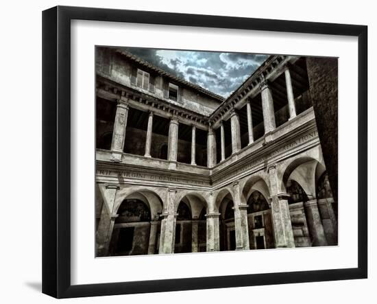 Bramante Cloister-Andrea Costantini-Framed Photographic Print