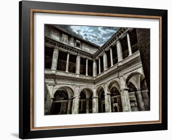 Bramante Cloister-Andrea Costantini-Framed Photographic Print