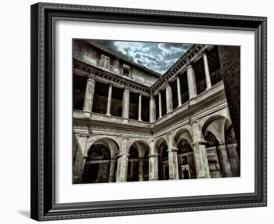 Bramante Cloister-Andrea Costantini-Framed Photographic Print