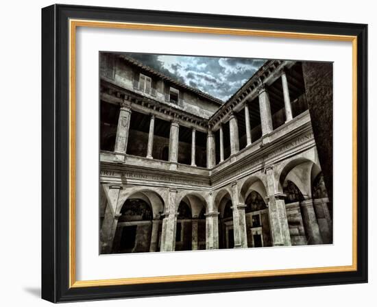 Bramante Cloister-Andrea Costantini-Framed Photographic Print