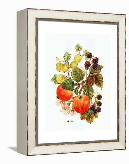 Brambles, Apples and Grapes-Nell Hill-Framed Premier Image Canvas