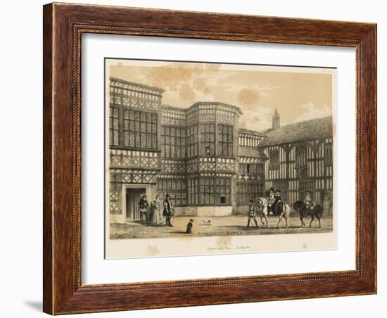 Bramhall Hall, Cheshire-Joseph Nash-Framed Giclee Print