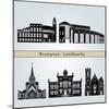 Brampton Landmarks-paulrommer-Mounted Art Print