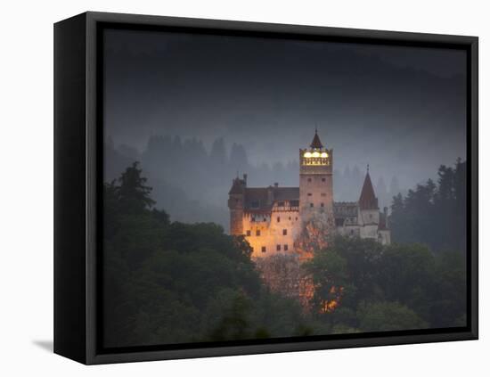 Bran Castle (Dracula Castle), Bran, Transylvania, Romania, Europe-Marco Cristofori-Framed Premier Image Canvas