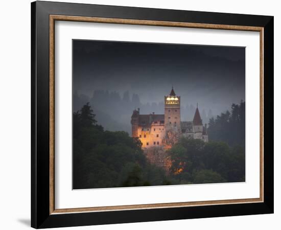 Bran Castle (Dracula Castle), Bran, Transylvania, Romania, Europe-Marco Cristofori-Framed Photographic Print