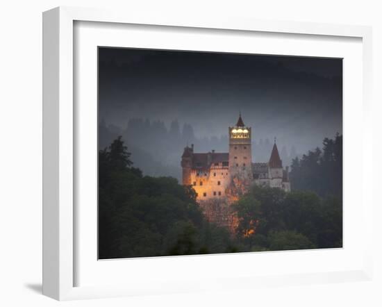 Bran Castle (Dracula Castle), Bran, Transylvania, Romania, Europe-Marco Cristofori-Framed Photographic Print