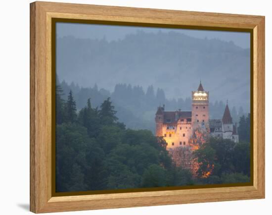 Bran Castle (Dracula Castle), Bran, Transylvania, Romania, Europe-Marco Cristofori-Framed Premier Image Canvas