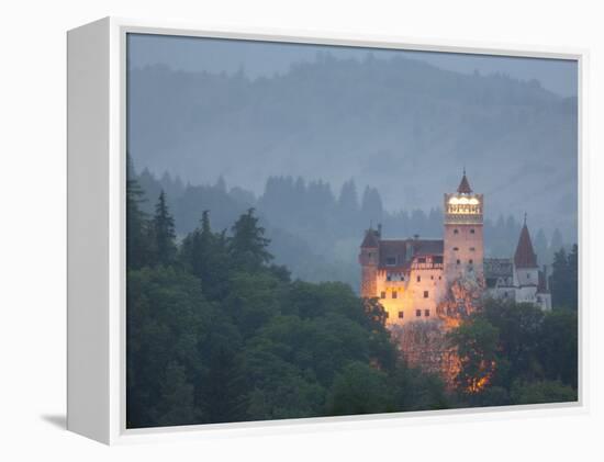 Bran Castle (Dracula Castle), Bran, Transylvania, Romania, Europe-Marco Cristofori-Framed Premier Image Canvas