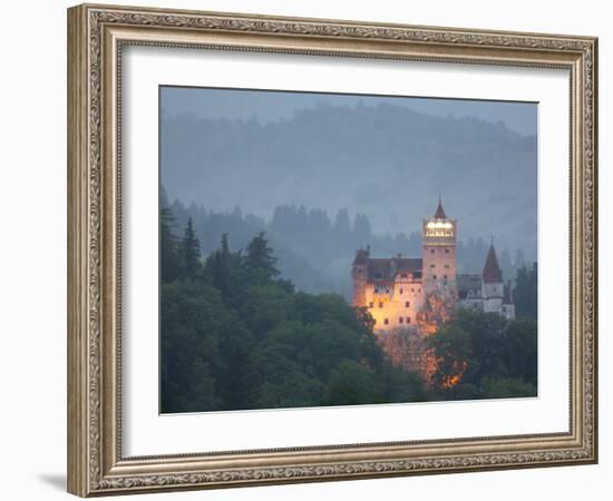 Bran Castle (Dracula Castle), Bran, Transylvania, Romania, Europe-Marco Cristofori-Framed Photographic Print