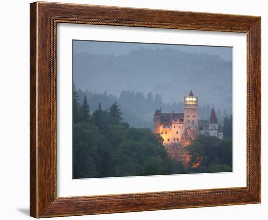 Bran Castle (Dracula Castle), Bran, Transylvania, Romania, Europe-Marco Cristofori-Framed Photographic Print