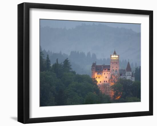 Bran Castle (Dracula Castle), Bran, Transylvania, Romania, Europe-Marco Cristofori-Framed Photographic Print