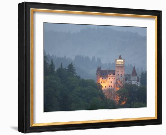 Bran Castle (Dracula Castle), Bran, Transylvania, Romania, Europe-Marco Cristofori-Framed Photographic Print