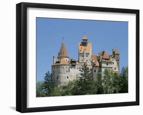 Bran Castle (Dracula's Castle), Transylvania, Romania-Charles Bowman-Framed Photographic Print