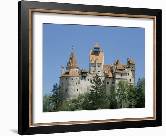 Bran Castle (Dracula's Castle), Transylvania, Romania-Charles Bowman-Framed Photographic Print