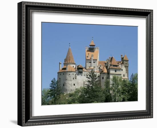 Bran Castle (Dracula's Castle), Transylvania, Romania-Charles Bowman-Framed Photographic Print