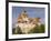 Bran Castle Perched Atop a 60M Peak in the Centre of the Village, Saxon Land, Transylvania-Gavin Hellier-Framed Photographic Print