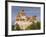 Bran Castle Perched Atop a 60M Peak in the Centre of the Village, Saxon Land, Transylvania-Gavin Hellier-Framed Photographic Print