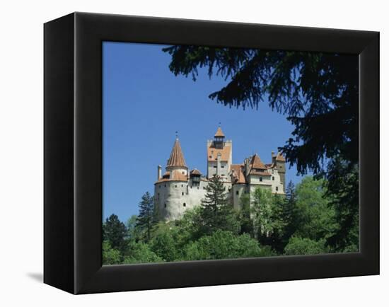 Bran Castle, Transylvania, Romania, Europe-Charles Bowman-Framed Premier Image Canvas